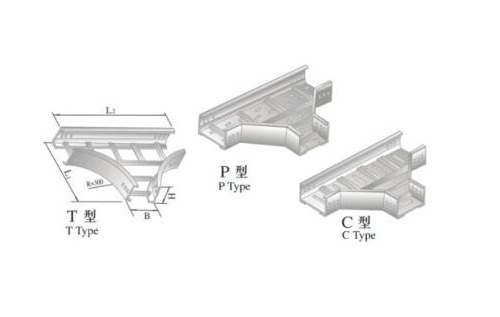 XQJ-LQJ-02ATPC型铝合金水平三通桥架